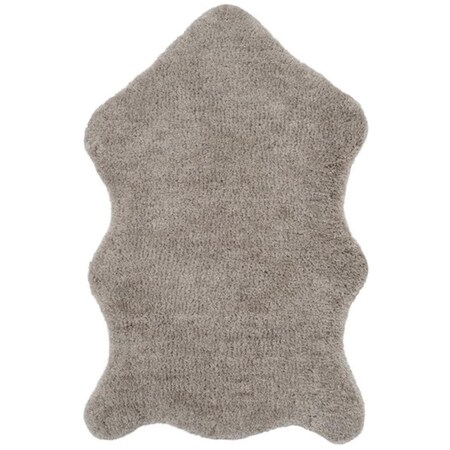 Safavieh 2 ft.-6 in. x 4 ft. Sheep Shag Hand Woven Accent Area Rug, Silver SSG101A-24